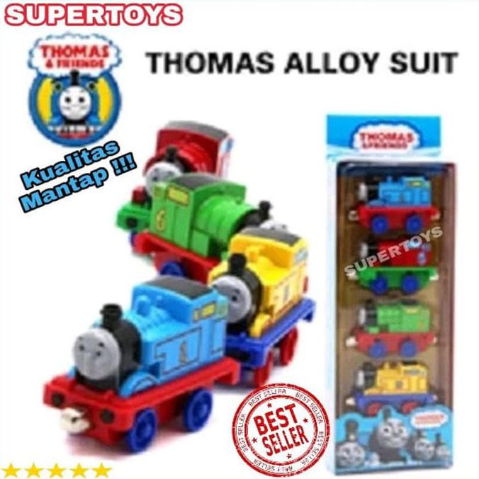 MAINAN New ISI 4 PCS Mainan Anak Diecast Thomas And Friends Besi Magnet MURAH
