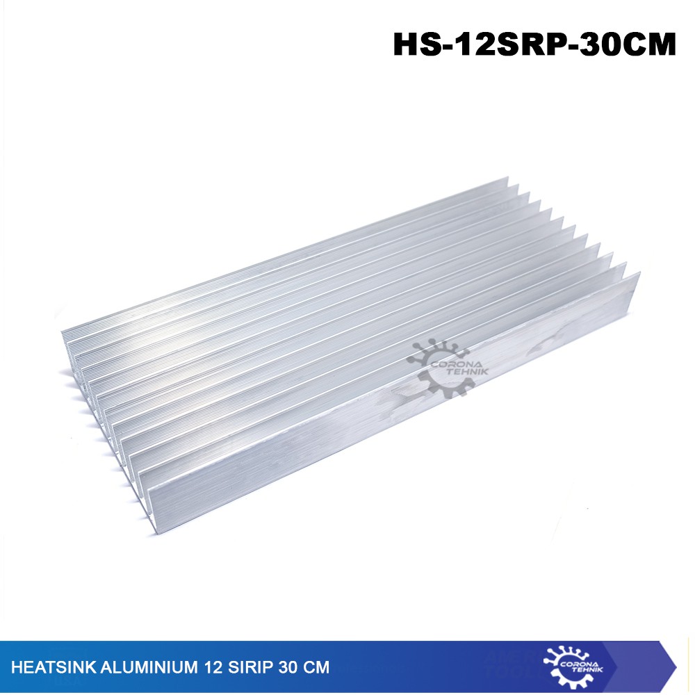 12 Sirip 30 cm Heatsink Aluminium