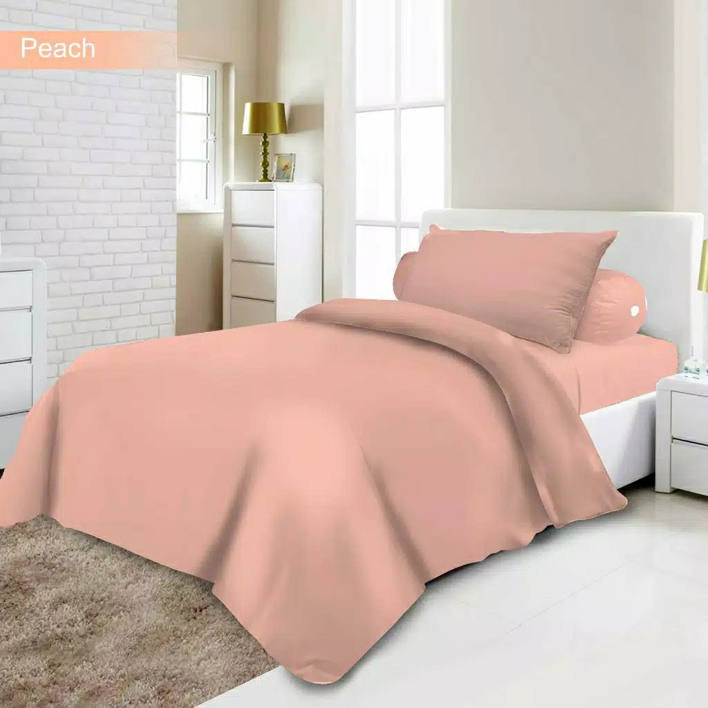 Ww Bed Cover Vito Signature - Polos - Pilihan Warna - Flat - 120x200 (single)