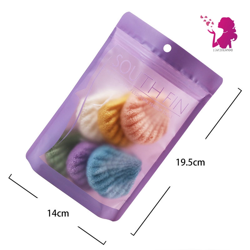 6pcs Shell Shape Konjac Sponge Reusable Face Wipe Sponge Pads Konjac Facial Cleansing Pad Makeup Remover Tools 6pcs Shell Shape Konjac Sponge Reusable Face Wipe Sponge Pads Konjac Facial Cleansing Pad Makeup Remover Tools