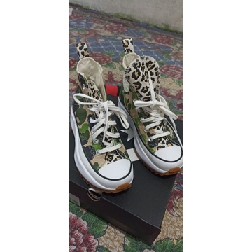 Converse run star hike archive camo high