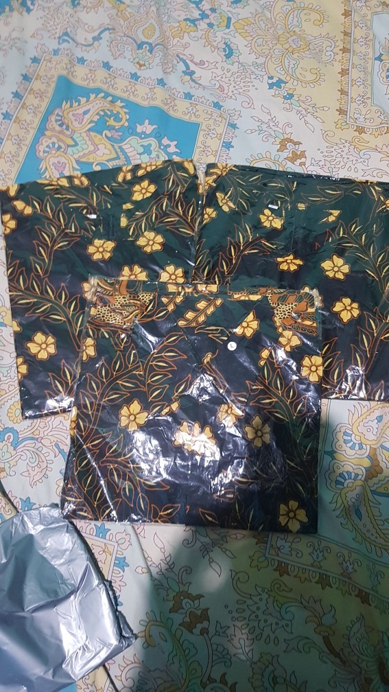 Maura Couple - Sania Ruffle Batik Couple Ori Ndoro Jowi Garansi Termurah Shopee - Batik Modern Solo