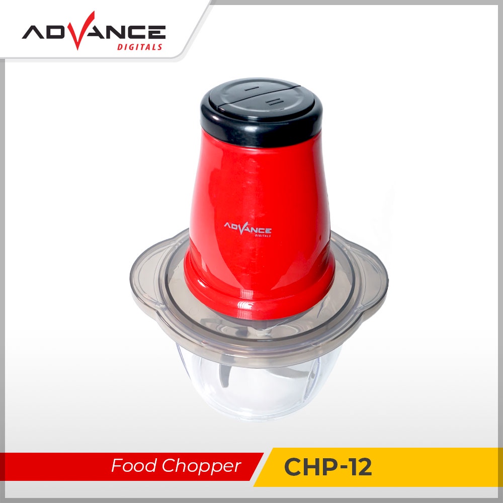 【Garansi 1 Tahun】Food Chopper Advance CHP-12 1.2L Penggiling daging bumbu makanan blender FOOD PROCESSOR Penggiling Makanan Bayi mpasi