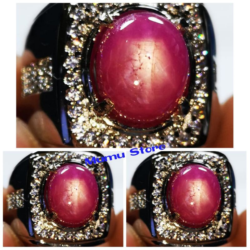 NATURAL BATU RUBY STAR BURMA KRYSTAL