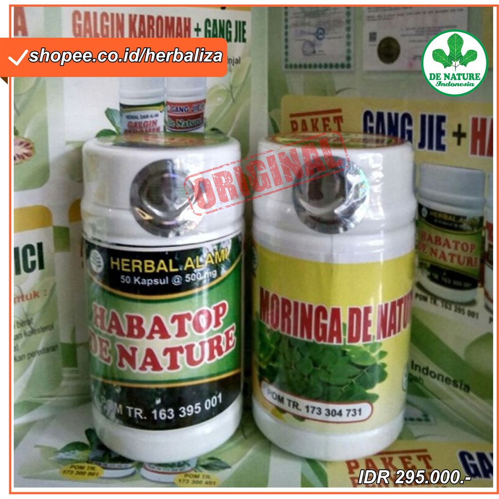 

Obat Darah Tinggi & Kolesterol - Moringa Habatop De Nature