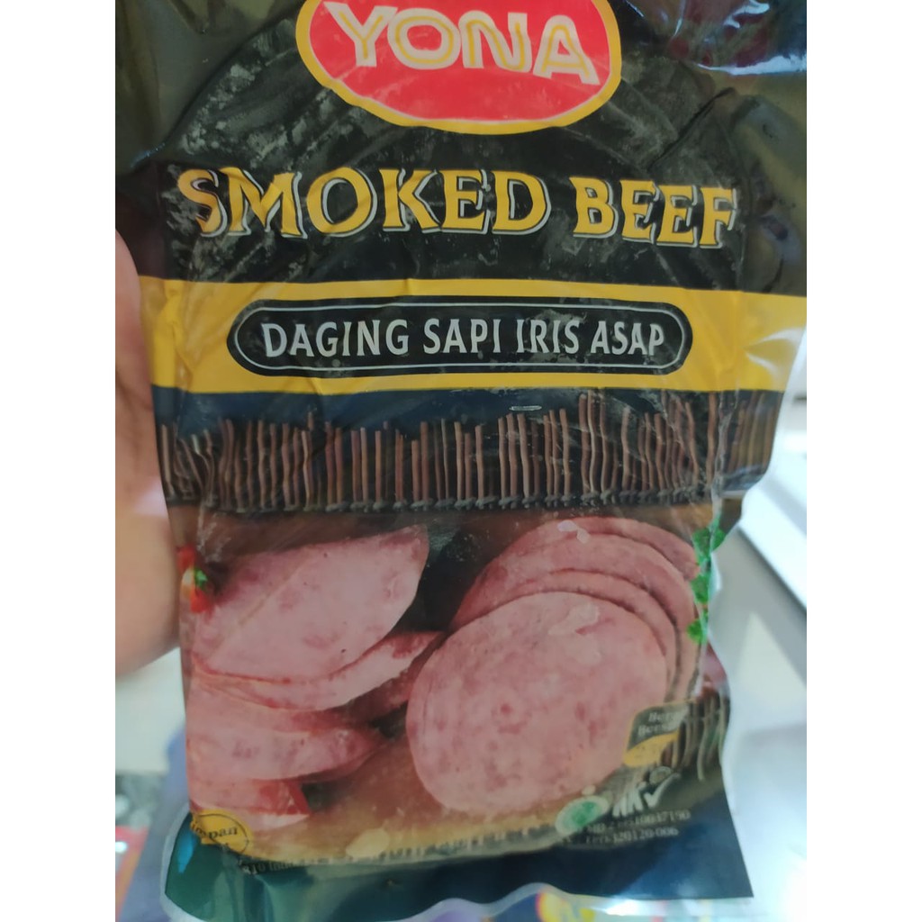 

☀NAAF Frozen Mart☀Yona smoke smoked beef 250gr isi 10