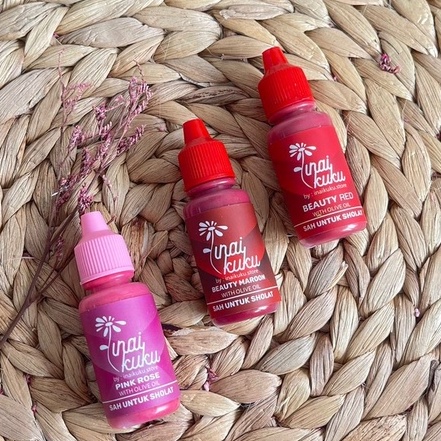 Inai Kuku Store Pewarna Kuku Muslimah Sah Sholat Tahan Lama Original BPOM Maroon Merah Pink Asli