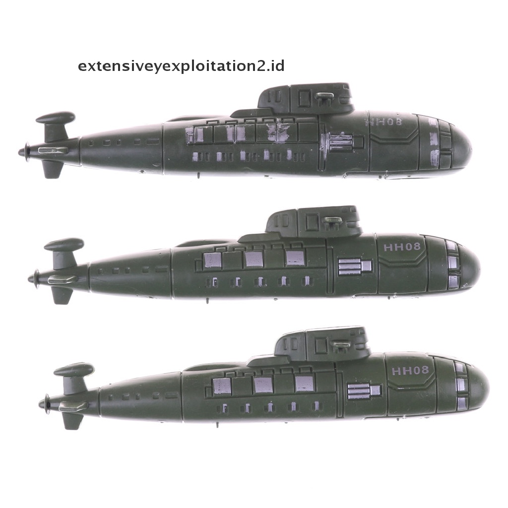 2pcs Model Kapal Selam Military World Warship Ii