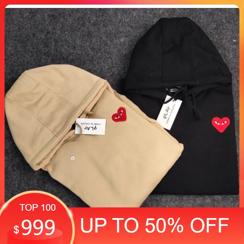 Sweater Hoodie Play Cdg Bordir & Tshirt Play Cdg Bordir Full Tag & Lebel Premium