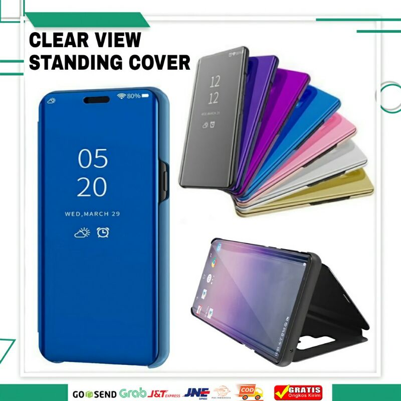 Dompet Flip Case/Buka Tutup Mirror for XIAOMI POCOPHONE F1/ POCO X3/VMIX 2/ MI S2/ MI 5X/A1/ MI 6X/A