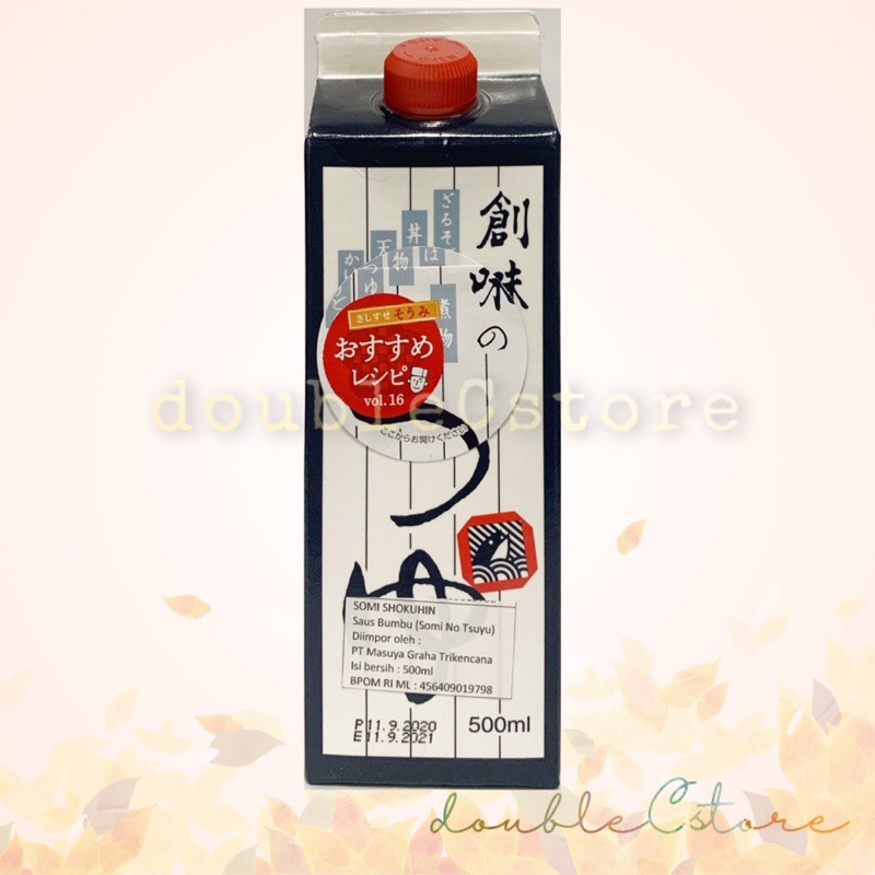 

Tsuyu Somi Shokuhin Somi no Tsuyu 500ml dashi kuah basic