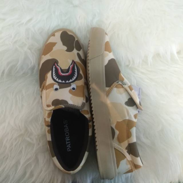 Sepatu Patrobas Army Slip On