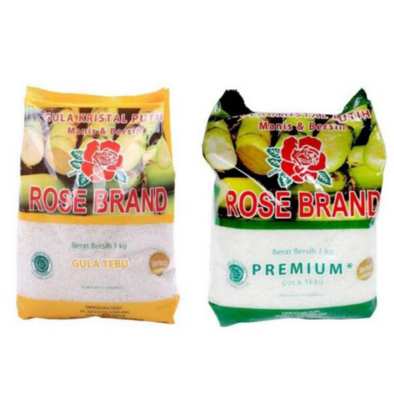 

gula rose brand hijau&kuning kemasan 1kg