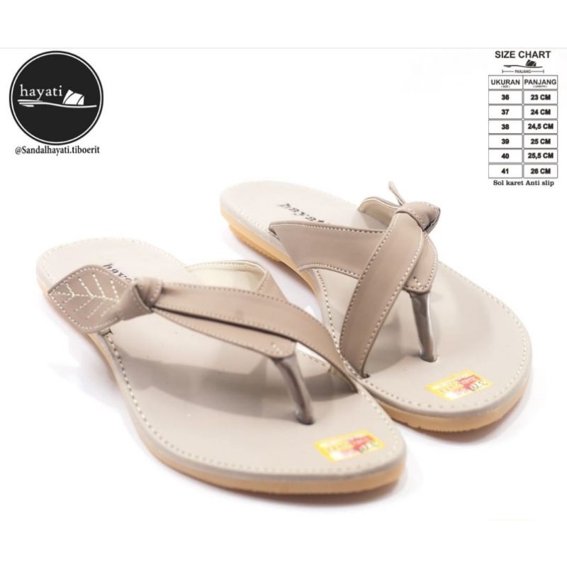 SANDAL JAPIT HAYATI SANDAL TASIK SANDAL WANITA TERBARU SANDAL ANTI SLIP