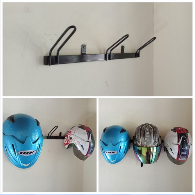 TDT / GANTUNGAN HELM HOLLOW DINDING HORIZONTAL/ GANTUNGAN HELM DINDING MENDATAR / GANTUNGAN HELM MOTOR DI DINDING