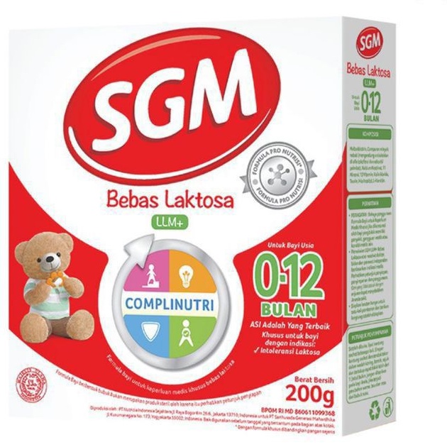Susu SGM LLM 200gr di formulasikan untuk anak diare