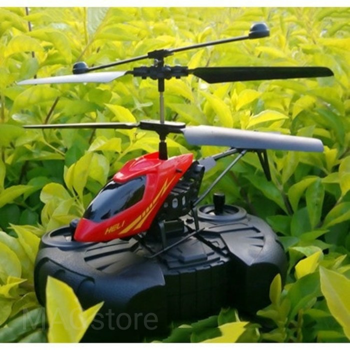 REMOTE CONTROL RC HELICOPTER HELICOPTER HELI - MERAH