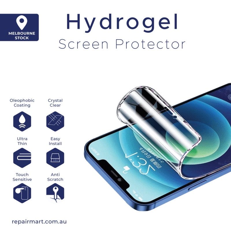 antigores hydrogel iphone13, 13pro, 13promax, 13mini, 12mini, 12, 12pro, 12promax, 11,iphone14, ipho