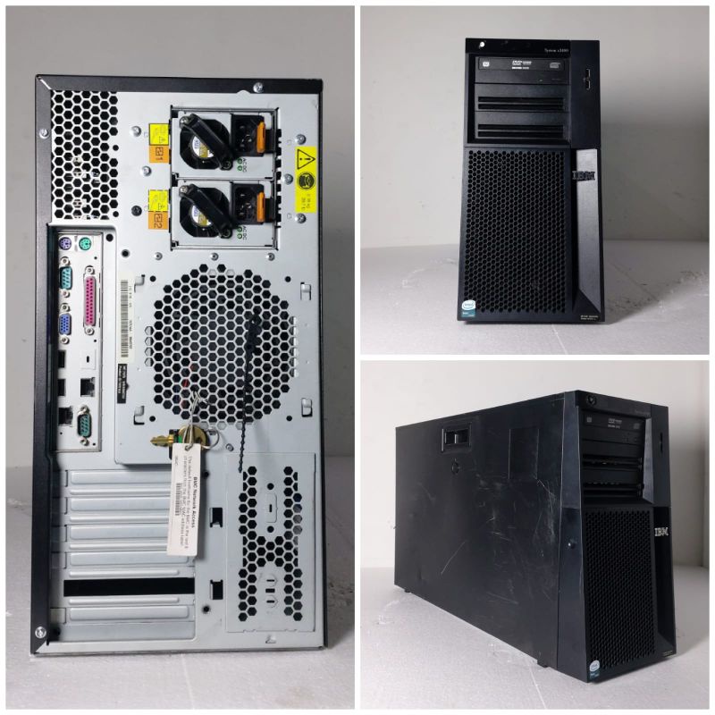 Pc Server Ibm System x3400 TowerIntel Xeon Ram 8Gb  Hdd 600Gb