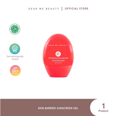 DEAR ME BEAUTY Skin Barrier Sunscreen Gel SPF 50 PA++++