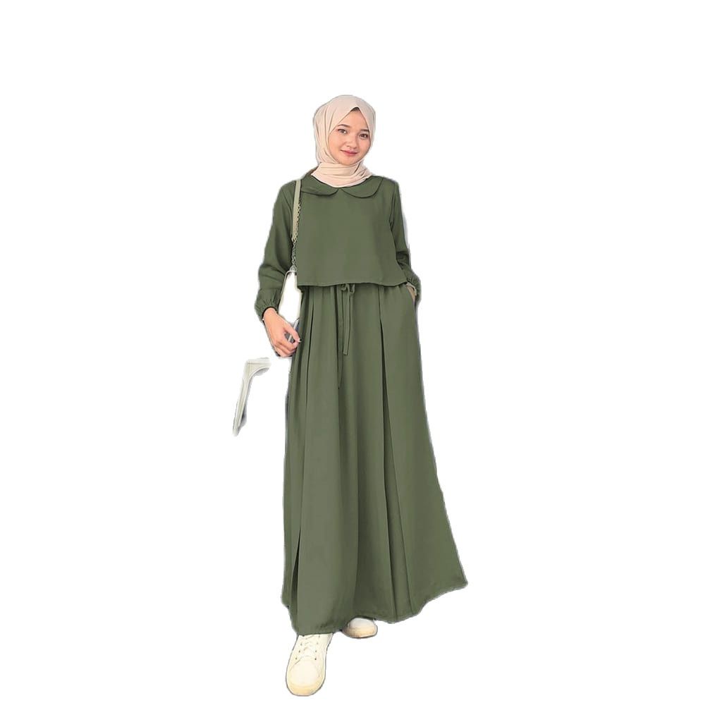 ZASKIYA - Niami Dress Remaja / Gamis Zayyra Fashion Muslim Wanita