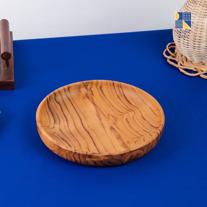 

Dekornata Amy Teak Circle Tray / Nampan Kayu Bulat / Wooden Tray