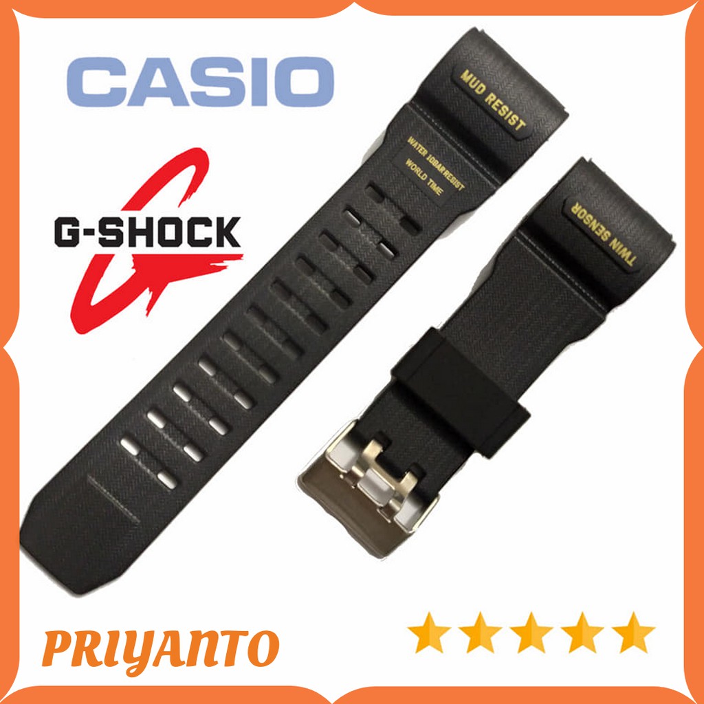 Tali Jam Tangan Casio G-shock GG-1000 GG 1000 GG1000 Rubber Watch Bend Casio Gshock GG1000 hitam Premium