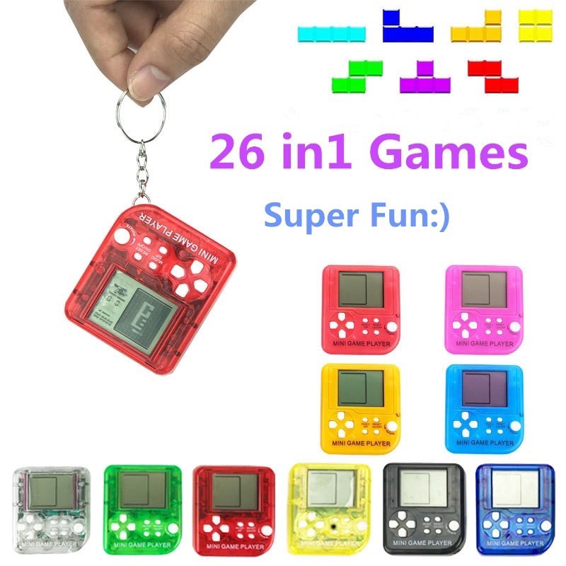 BS332 Console Game Tetris Mini Portable / Gantungan Game Tetris