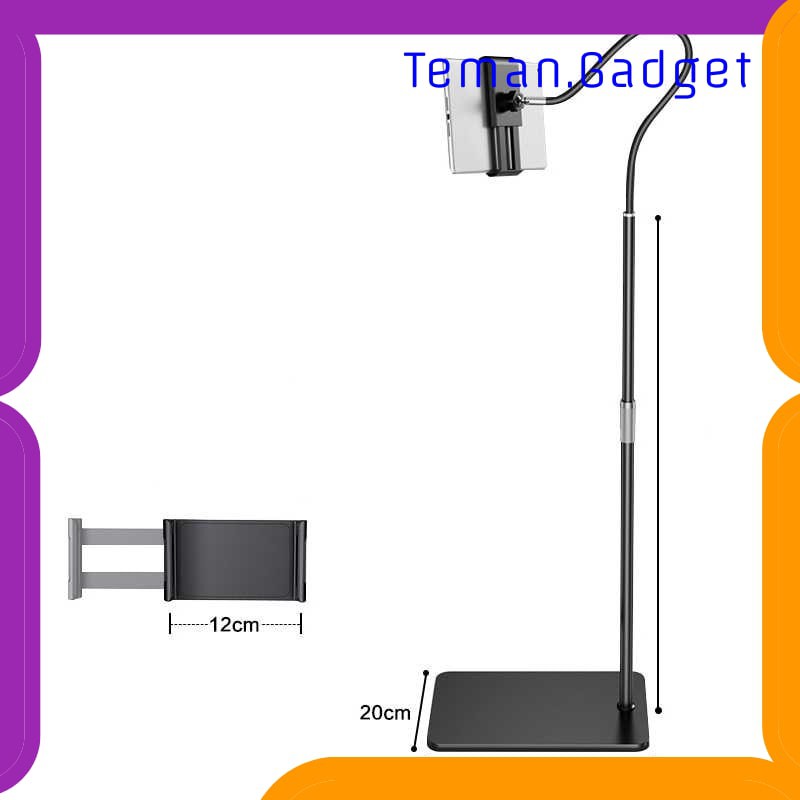 TG-BD044 KARWEN FLOOR STAND DUDUKAN SMARTPHONE IPAD HOLDER ROTATING - GH027