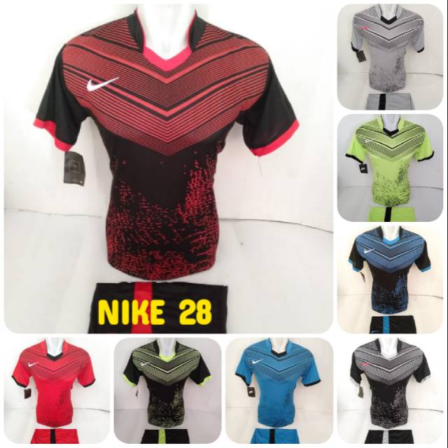 [ NIKE TERBARU ] Setelan Jersey Baju Futsal Kaos Tim Nike 28
