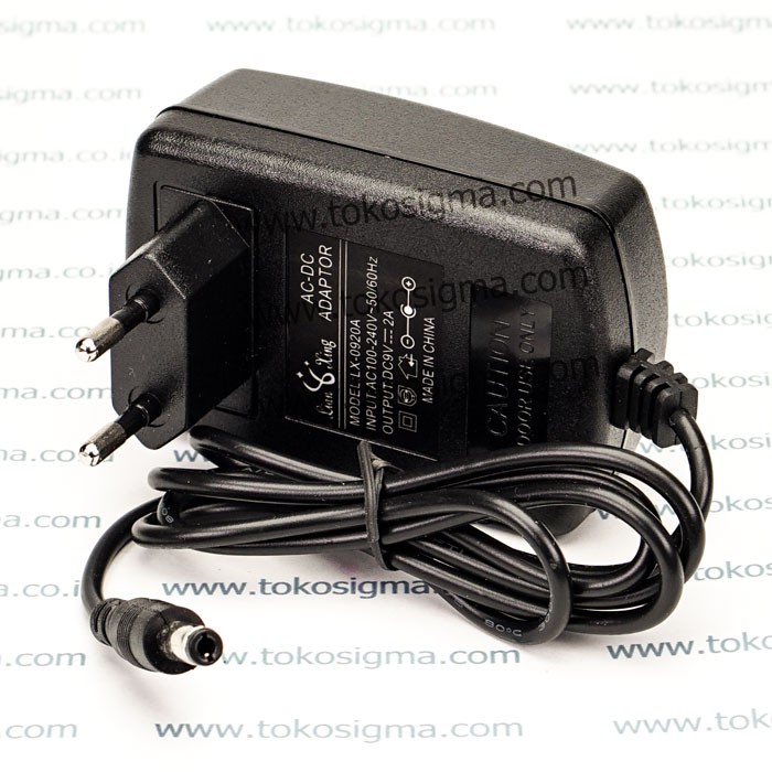 ADAPTOR POWER AC to DC 9V 2A Single jek 5.5x2.5mm - 9volt 2000mA