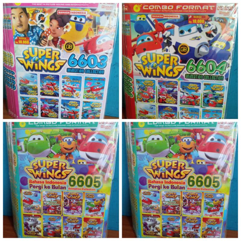 DVD COLECTION SUPER WINGS 6603,6604,6605