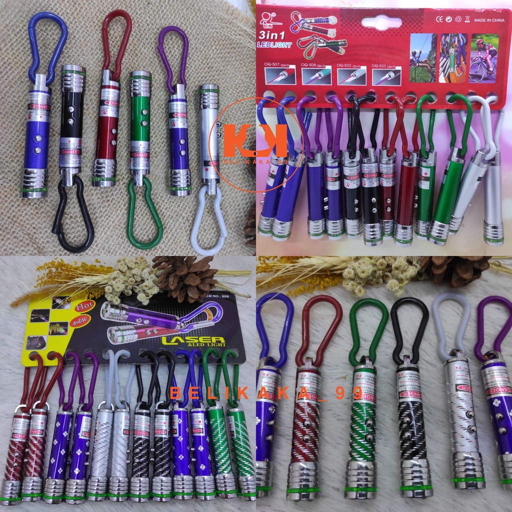 GANTUNGAN KUNCI LASER SENTER 3 IN 1 POLOS DAN ULIR / SENTER LASER 3 IN 1 / LASER POINTER / LED LIGHT 3 IN 1 / SENTER MINI / GANTUNGAN KEYCHAIN SENTER 3 IN 1 / GANTUNGAN KUNCI SENTER LASER / GANTUNGAN LASER SENTER / GANTUNGAN SENTER LASER / MAINAN LASER