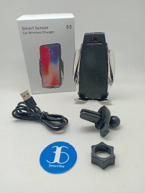 Car Holder Wireless Charging Auto Open Magic Smart Sensor S5