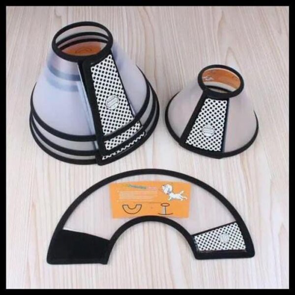 Pet Protection Cover Collar Cone 5 Corong Pelindung Luka Kucing Anjing