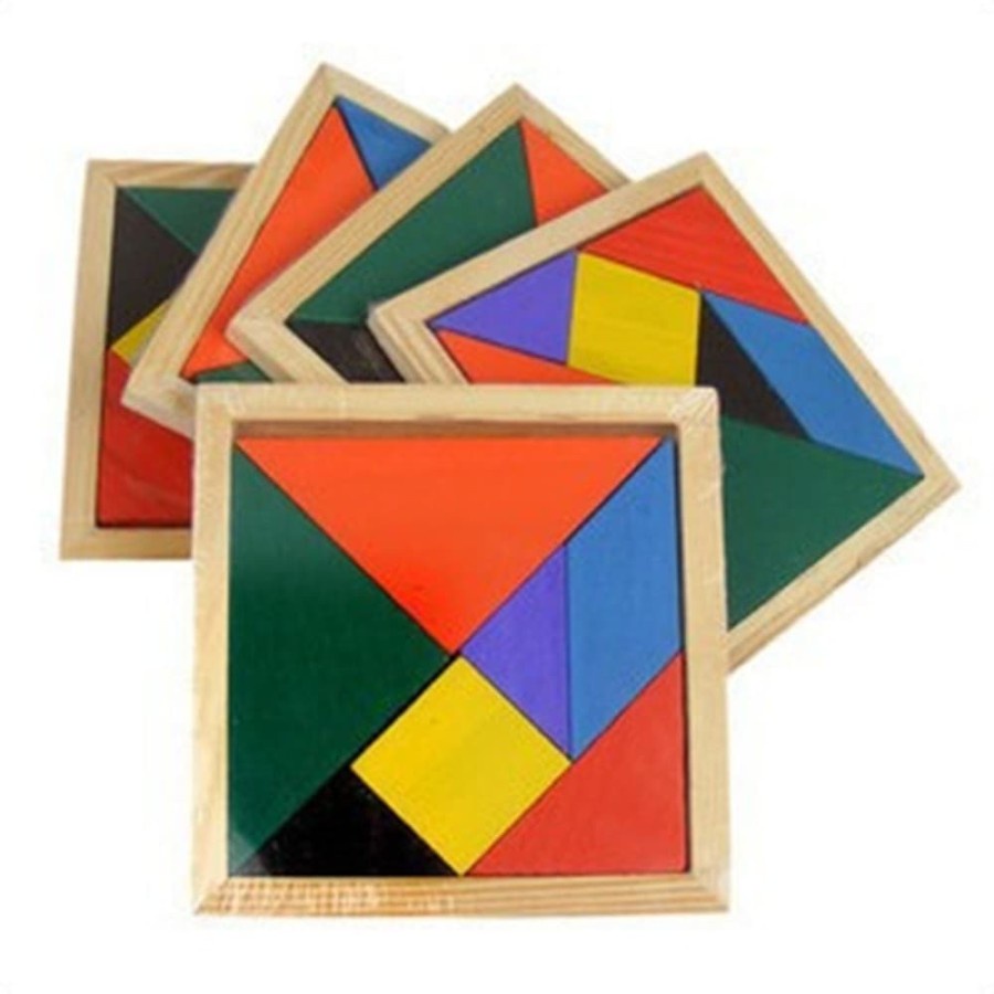 Wooden Tangram Puzzle (7pcs)