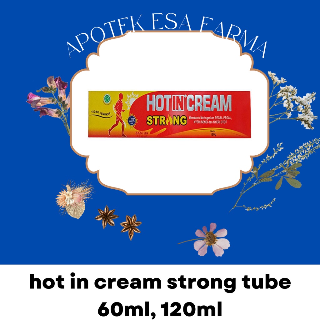 hot in cream strong tube 60ml, 120ml