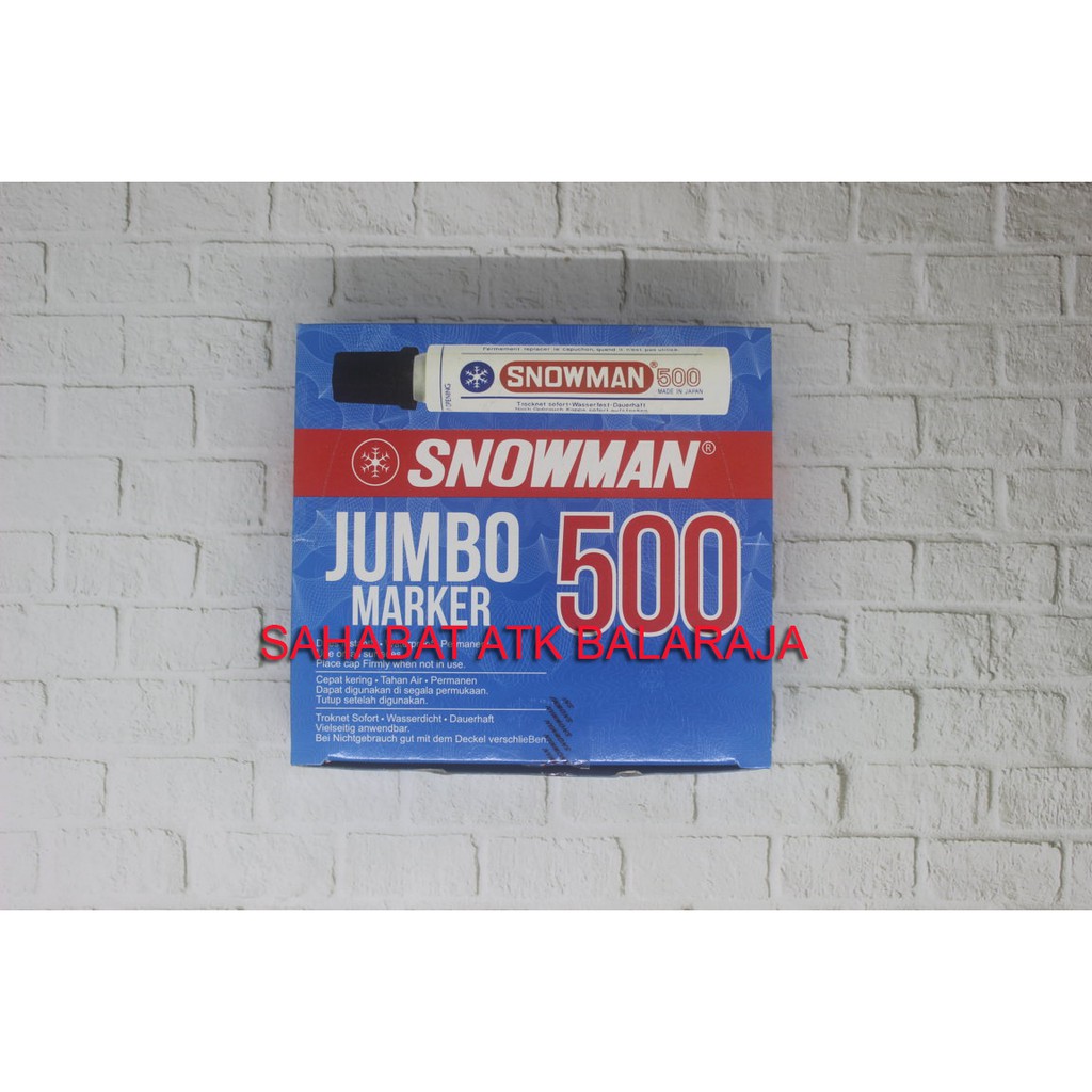 

Spidol Snowman Jumbo Marker 500