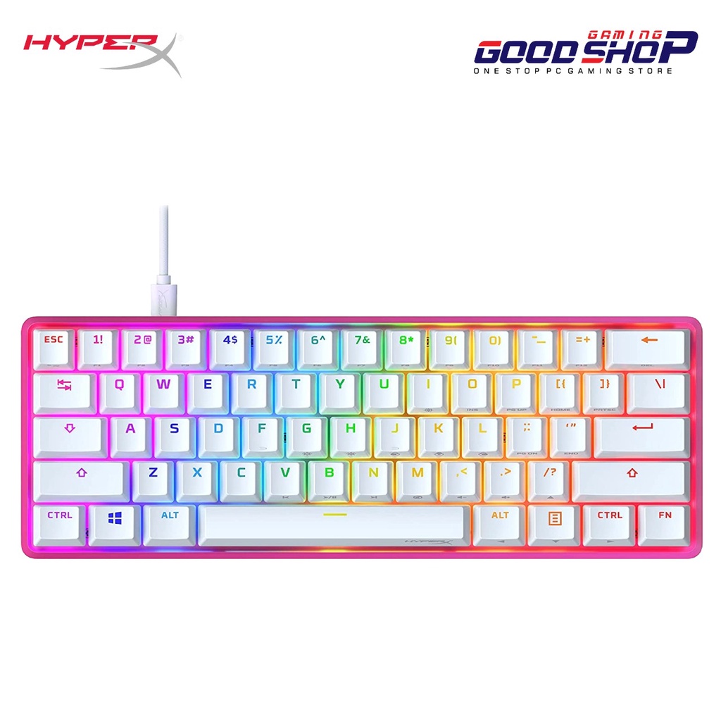 HYPERX Alloy Origins 60 Pink Mechanical - Gaming Keyboard