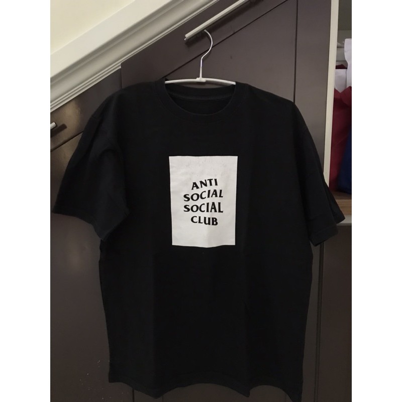 (PRELOVED) ANTI SOCIAL SOCIAL CLUB ASSC BLACK TSHIRT ORIGINAL
