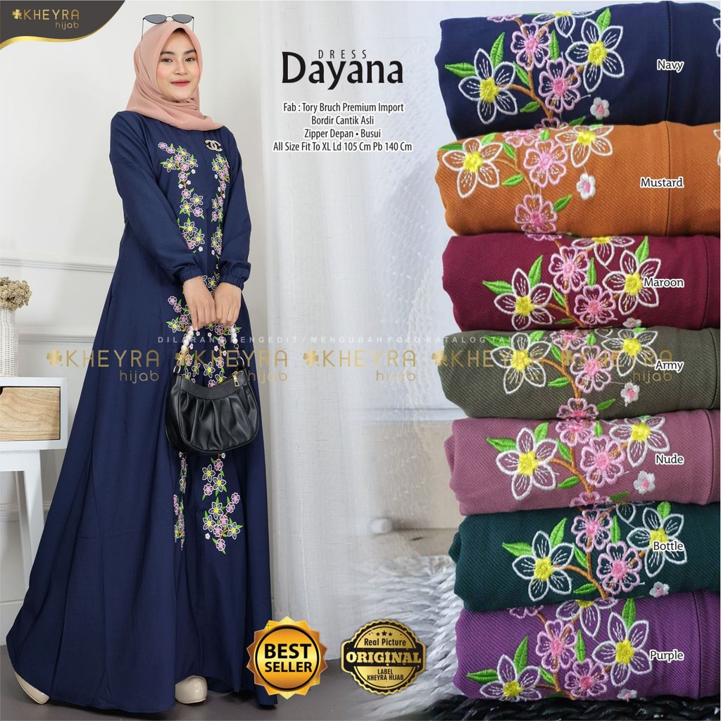 ( Ada harga ada rupa :) DAYANA DRESS ORI BY KHEYRA MURAH ORIGINAL REAL PICT