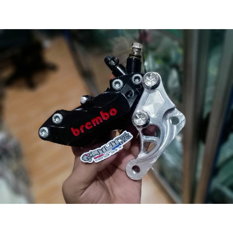 kaliper Brembo 4p jupiter z 300mm yamaha 125z 300mm braket kaliper brembo 4p yamaha 125z jupiter z