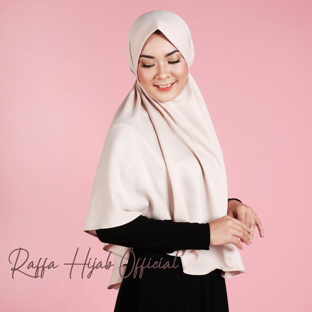 HIJAB BERGO MARYAM JUMBO TALI  PAD MOSCREPE L