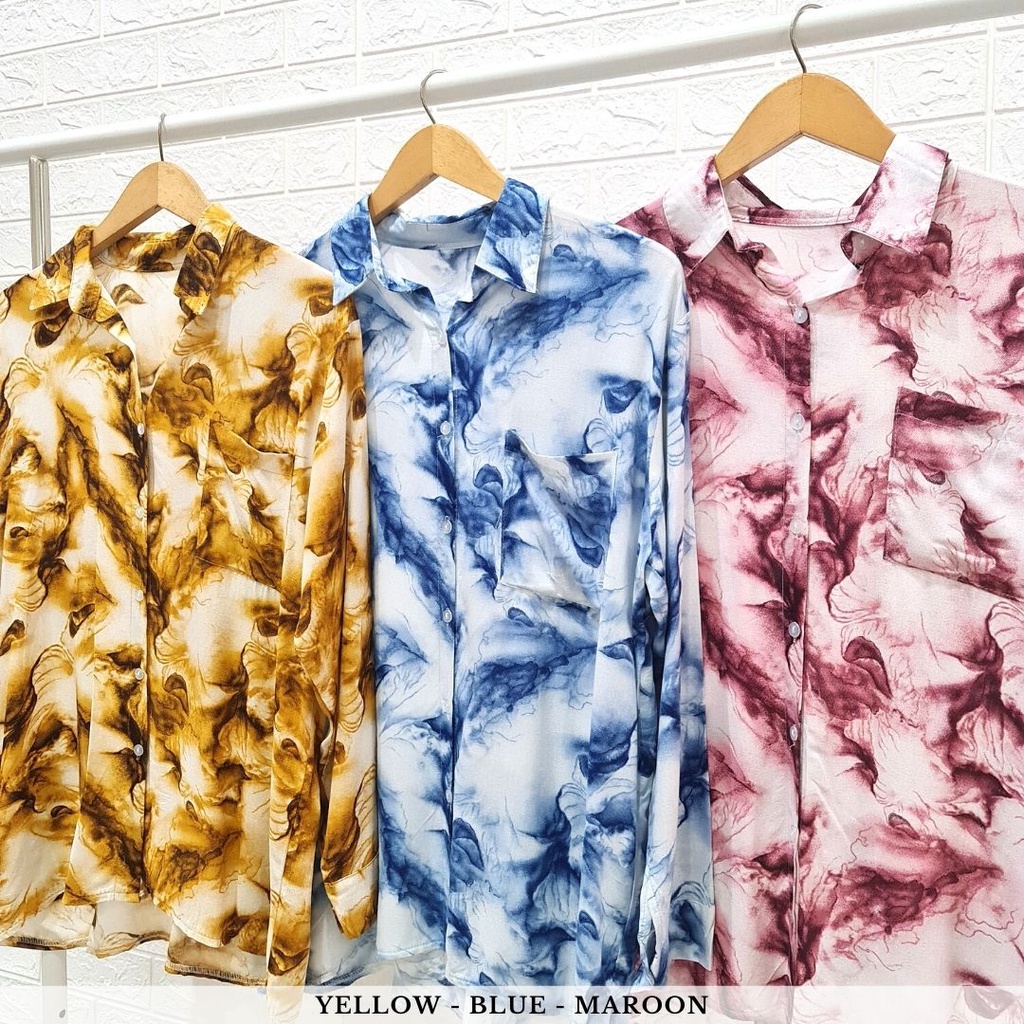 3571 tie dye sleeve shirt