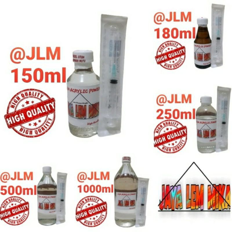 

Baru Lem Akrilik/Acrylic 150 Ml+Suntikan