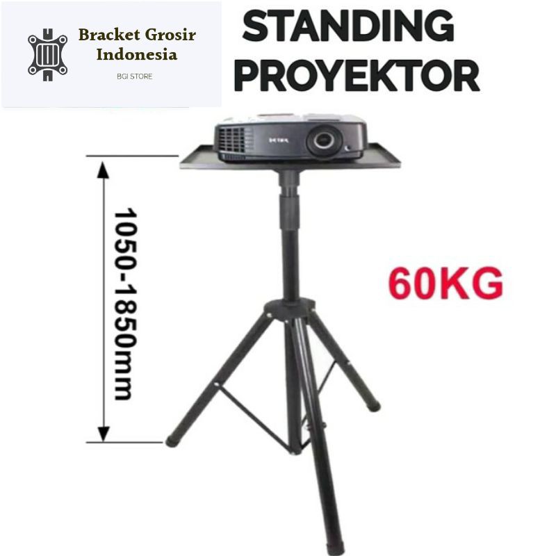 BRACKET PROYEKTOR STANDING TINGGI 160Cm ADJUSTABLE PRODUK ANAK BANGSA