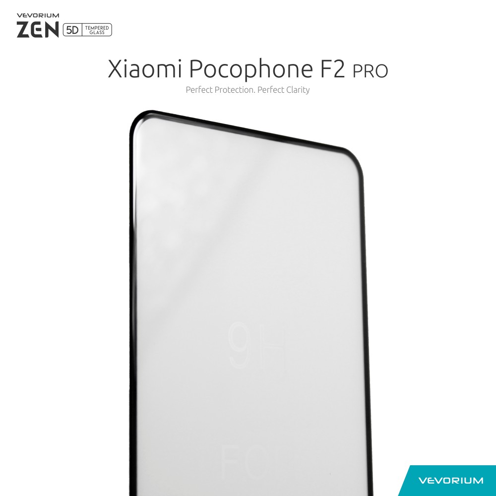 VEVORIUM ZEN 5D Xiaomi Pocophone Poco F2 PRO Full Cover Tempered Glass Anti Gores Kaca Screen Guard