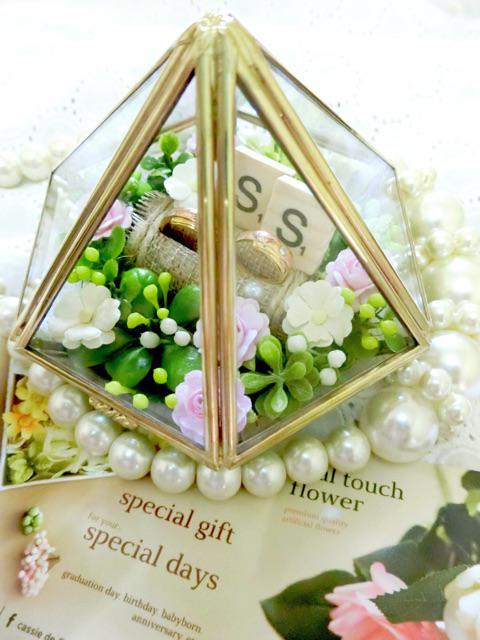 Kotak Cincin Terrarium. Ring Bearer. Terrarium. Kotak Cincin Lamaran Seserahan Sangjitp