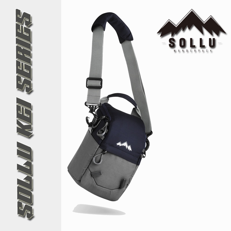 Tas Kamera Selempang Waistbag DSLR Mirrorless Pocket Kecil Mini Canon EOS Nikon Sony Aksesoris Tempa