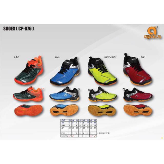 Sepatu Badminton Apacs Apacs Cp 076 Ori Shopee Indonesia